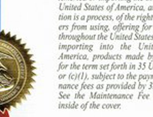 Dental Cerec Holder Patent Approved